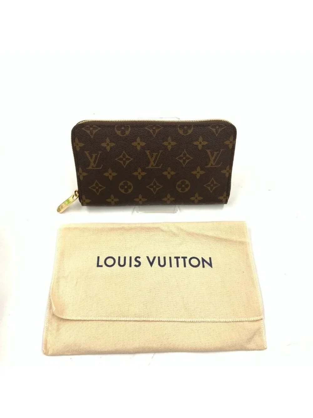 Louis Vuitton Monogram Zippy Organizer NM Zip Around Wallet Brown